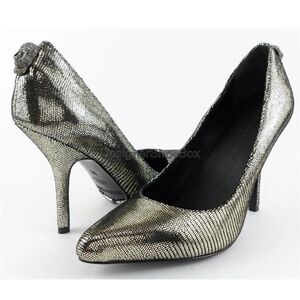 Zadig & Voltaire Metallic Skull Stilletto